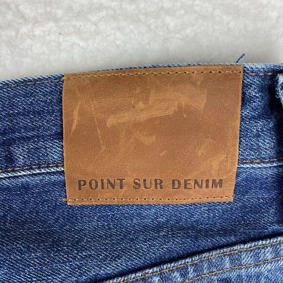 NWT Point Sur Jeans Womens‎ 31 Blue J Crew Vista Straight Jean Catalina Selvedge - Picture 10 of 16